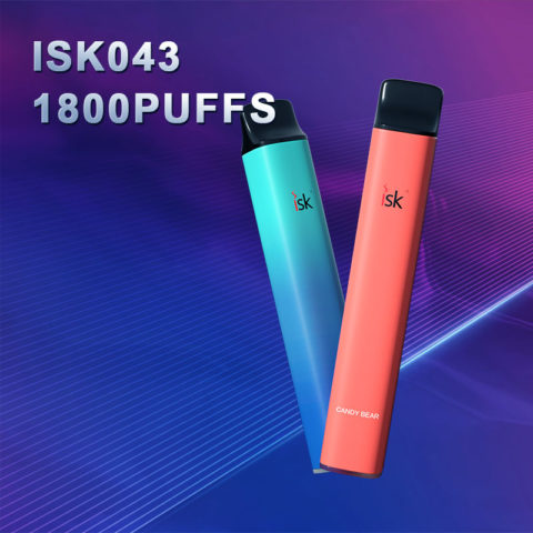 السجائر الإلكترونية التي تستخدم لمرة واحدة 1800 نفخة Puffs Vape Disposable POD ISK043